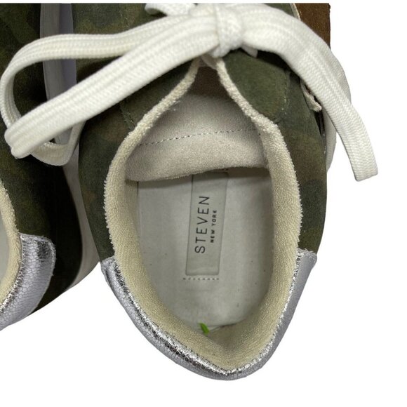 STEVEN MADDEN Rubie Multi-Function Camo Sneakers Womens 9.5M Star Shoes Low Top - Picture 8 of 13